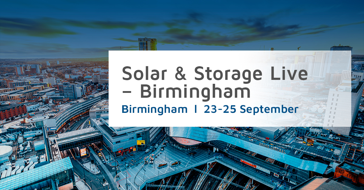 Solar & Storage Live – Birmingham
